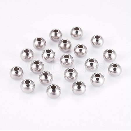 Tarnish Resistant 202 Stainless Steel Rondelle Spacer Beads STAS-F094-06A-P-1