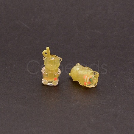 Transparent Resin Pendants RESI-CJC0008-14A-1