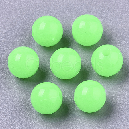 Luminous Acrylic Beads X-MACR-N008-25E-1