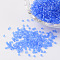 12/0 Glass Seed Beads, Transparent, Round, Light Blue, 2mm, Hole: 1mm, about 3100pcs/50g