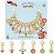 Nbeads Enamel Charms Kit for DIY Jewelry Making Finding Kit, Including Bees & Daisy Alloy Enamel Charms, Alloy Charms, Zinc Alloy Clasps, Brass Jump Rings, Mixed Color, Charms: 12pcs/set