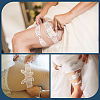 Polyester Lace Elastic Bridal Garters DIY-WH0308-148B-6