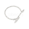 Non-Tarnish 304 Stainless Steel Open Cuff Ring for Women RJEW-C097-02P-1