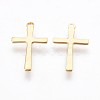 304 Stainless Steel Tiny Cross Charms X-STAS-P220-08G-2