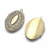 Brass Locket Pendants KK-F717-05AB-NR-2