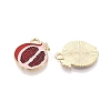 Alloy Enamel Pendants ENAM-N069-07KCG-2