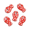 Handmade Porcelain Beads PORC-B009-03O-1
