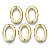Opaque Spray Painted Acrylic Linking Rings OACR-S021-66A-B01-1