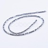 Electroplate Non-Magnetic Synthetic Hematite Beads Strands G-F562-S03-2