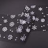 Snowflake Deco Mesh Ribbons OCOR-P010-G15-7