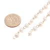 Handmade Natural Freshwater Pearl Beaded Chains AJEW-JB01088-01-4