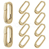 10Pcs Brass Spring Gate Rings KK-FH0008-17B-1