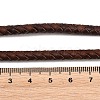 Braided Leather Cord with Core WL-F009-5mm-03-3