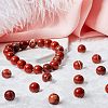 Olycraft Natural Red Jasper Beads Strands G-OC0001-13-5