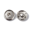 Non-Tarnish 202 Stainless Steel Snap Buttons BUTT-I017-01D-P-2