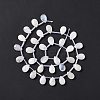 Natural Rainbow Moonstone Beads Strands G-G805-B16-5