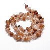 Natural Rutilated Quartz Chip Beads Strands X-G-E271-91-2
