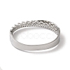 Non-Tarnish Cross 304 Stainless Steel Hollow Hinged Bangles for Women BJEW-I315-20P-3
