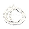 Electroplate Non-magnetic Synthetic Hematite Beads Strands G-L485-14-S-3