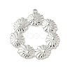 304 Stainless Steel Pendants STAS-L293-09C-P-1