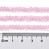 Baking Paint Imitation Jade Glass Bead Strands X-DGLA-A034-J4MM-A26-3
