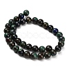Natural Azurite Beads Strands G-Z110-C05-10mm-3