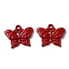 Baking Painted Alloy Pendants FIND-TAC0011-82E-2