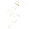 Ion Plating(IP) 304 Stainless Steel Cable Chain Necklace for Men Women NJEW-M200-01G-1