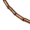 Electroplated Natural Lava Rock Beads Strands G-K388-03A-04-2