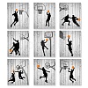Chemical Fiber Oil Canvas Hanging Painting AJEW-WH0403-002-1