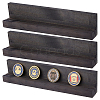 Wooden Coin Display Hanging Decorations ODIS-WH0043-161A-1