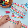 10 Yards Stripe Pattern Polycotton Ribbon OCOR-ME0001-30-3