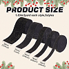 5 Rolls 5 Styles Sparkle Single Face Velvet Ribbons SRIB-BC0001-21B-2