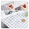 48Pcs 2 Style Transparent Plastic Tablecloth Clips AJEW-GL0002-08-3