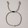 Mother's Day Adjustable Brass Bead Braided Bead Bracelets YE2550-8-1