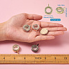 4Pcs 4 Colors Alloy Glass Crystal Rhinestone Pendants PALLOY-TA0002-37-8