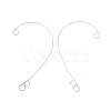 Tarnish Resistant 316 Stainless Steel Ear Cuff Findings X-STAS-H148-03P-2