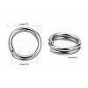 Brass Split Rings X-KK-E647-10P-6mm-2