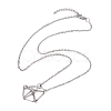 Tarnish Resistant 201 Stainless Steel Macrame Pouch Empty Stone Holder for Pendant Necklaces Making NJEW-JN04449-1