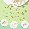 24Pcs 2 Styles 304 Stainless Steel Clip-on Earring Findings with Imitation Pearl Plastic Beaded STAS-SC0010-46C-3
