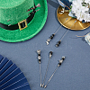 7Pcs Brass Brooches JEWB-DR00033-4