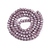 Electroplate Glass Beads Strands LS-EGLA-A044-P4mm-A13-3