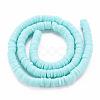 Handmade Polymer Clay Bead Strands CLAY-T002-6mm-28-2