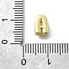 Brass Micro Pave Cubic Zirconia Multi-Strand Links KK-D295-32G-4