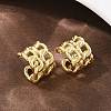 Brass Cuff Earrings LS-EJEW-C159-02G-3