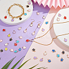 120Pcs 8 Colors Alloy Enamel Charms FIND-FH0017-01-4