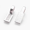 Tibetan Style Alloy Glue-on Flat Pad Bails TIBE-4710-S-RS-1