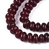 Dyed Natural White Jade Beads Strands G-T139-59A-01-3
