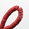 Handmade Polymer Clay Beads X-CLAY-R067-5.0mm-29-2