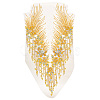 Polyester Embroidered Floral Lace Rhinestone Collar DIY-WH0304-901A-1